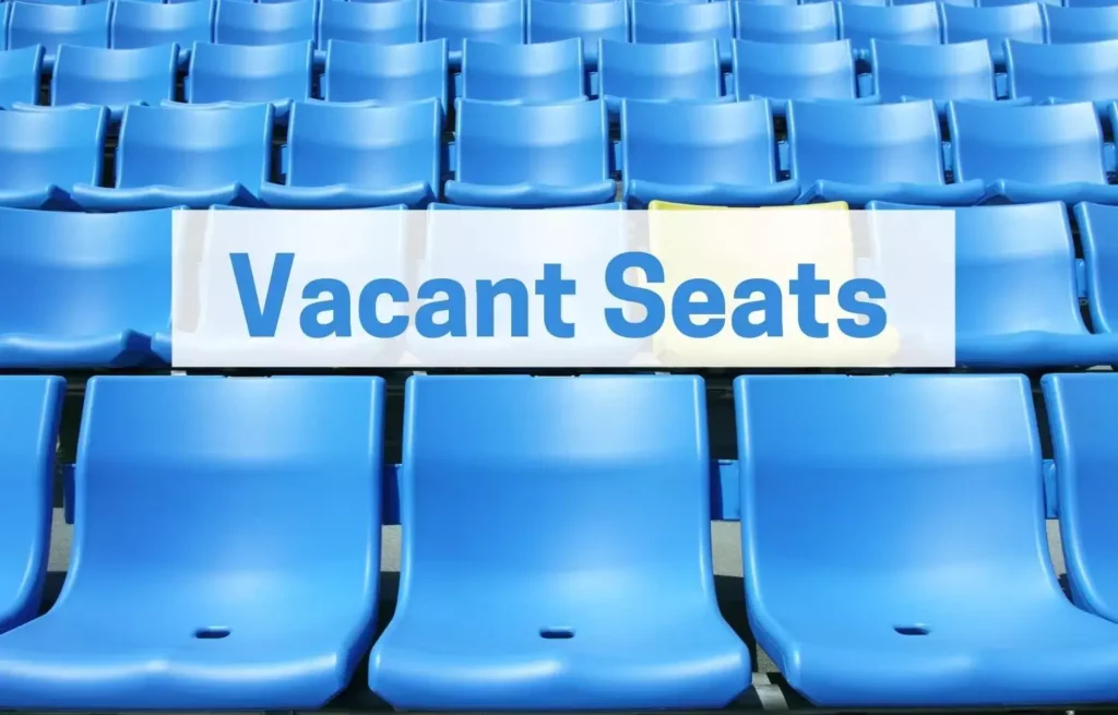 Vacant seats