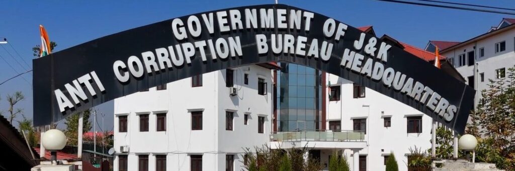 ACB conducts raid in Srinagar over private firm corruption case acb