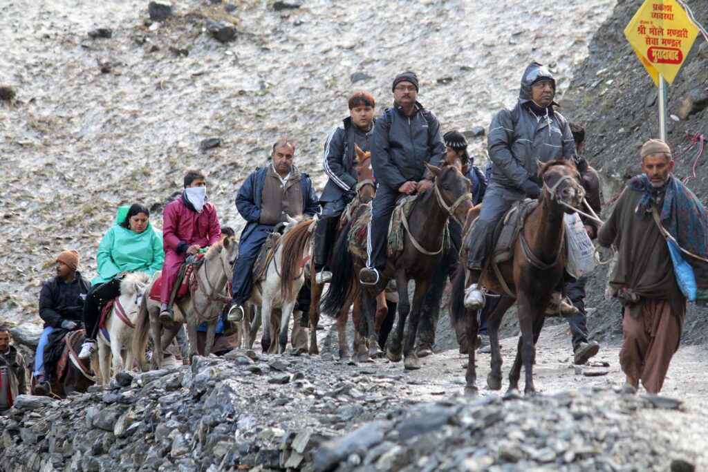 Amarnath Yatra provides livelihood to thousands of pony handlers Amarnath Yatra