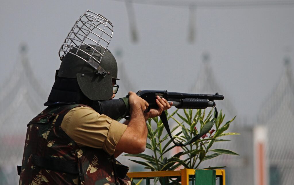 Pellet Gun in Kashmir
