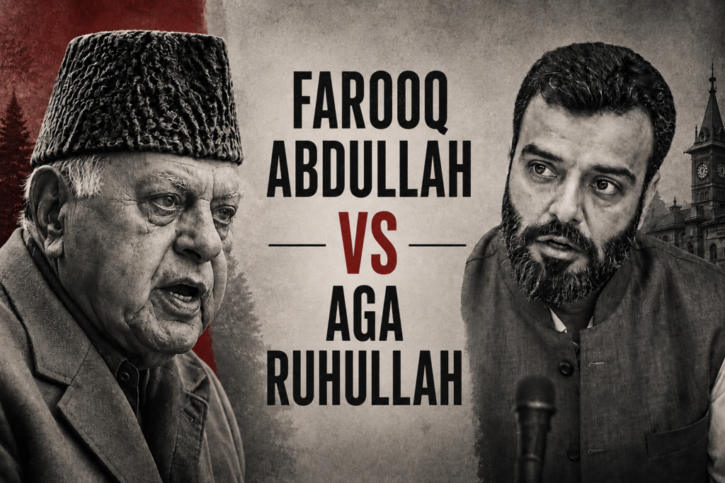 Farooq Abdullah and Aga Ruhullah