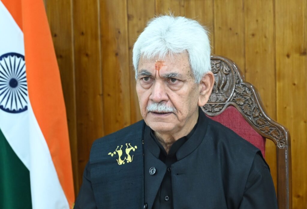 LG Sinha chairs high-level security review meeting LG Sinha