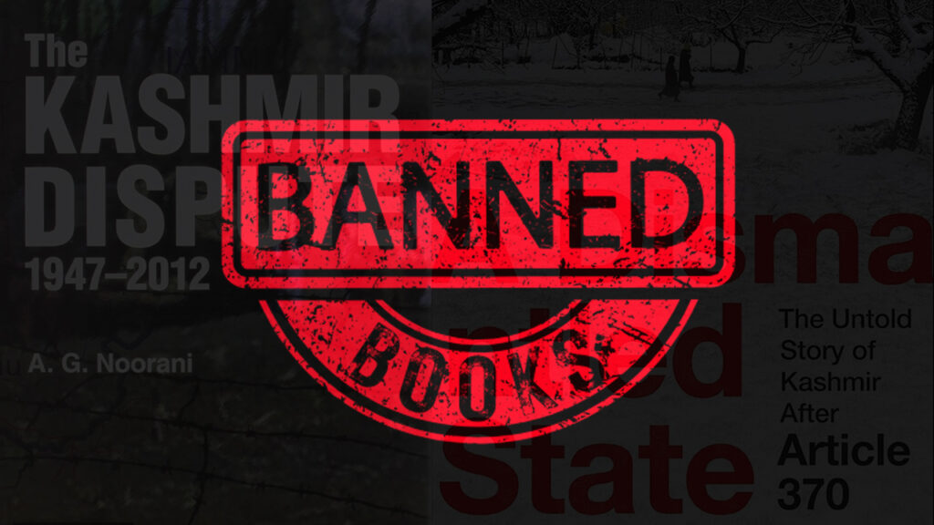 Kashmir banned books