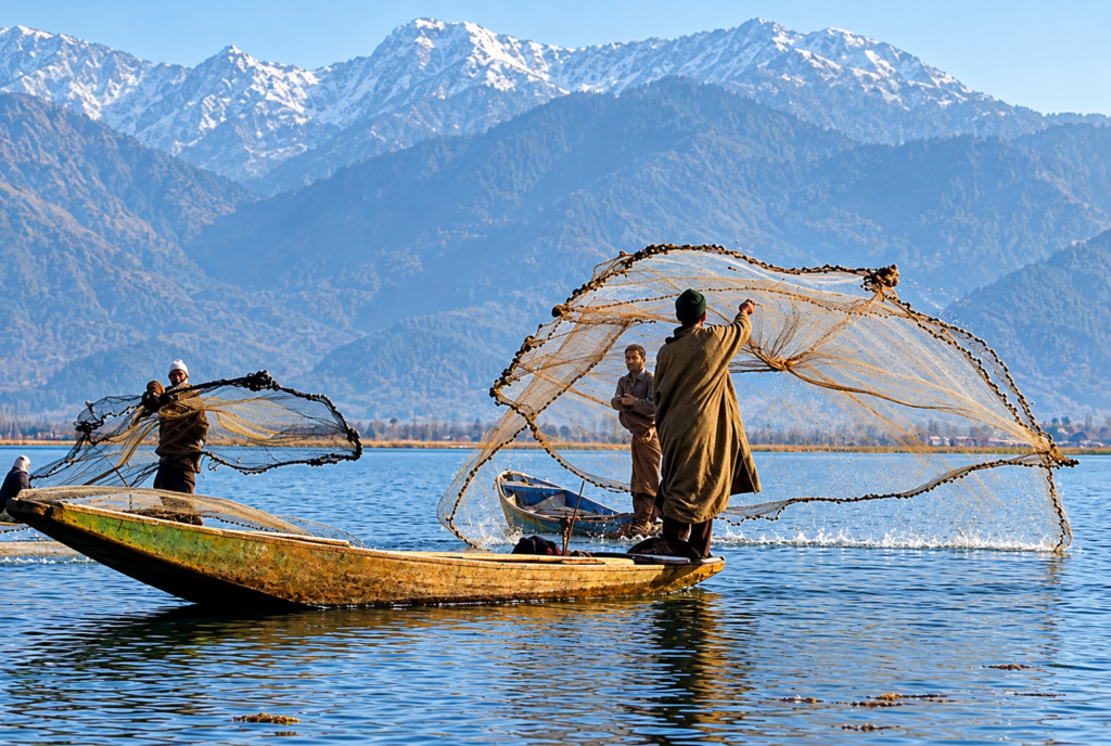 Kashmir’s fishermen struggle