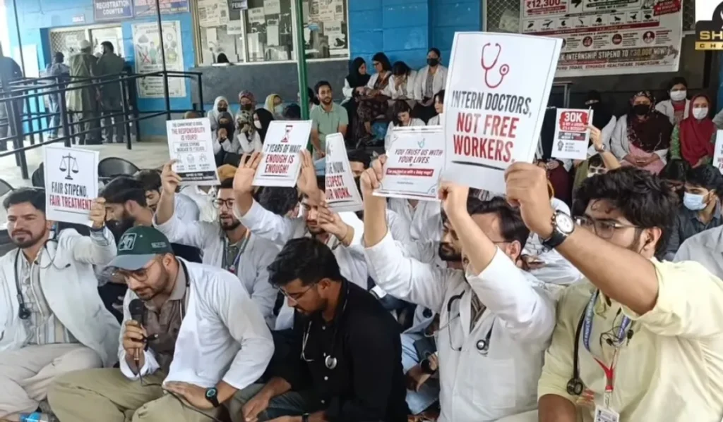Doctors protest