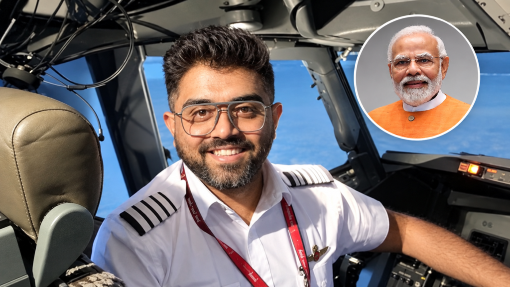 PM Modi hails Indian pilot who helped foil ‘bid to crash’ flydubai flight Captain Smit Machchhar