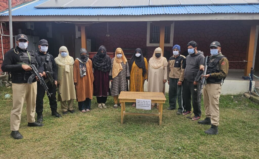 Police bust banned organisation module in Bandipora, six arrested ‘Probe points to suspected Pakistan funding; role of cleric, two couriers under scanner’